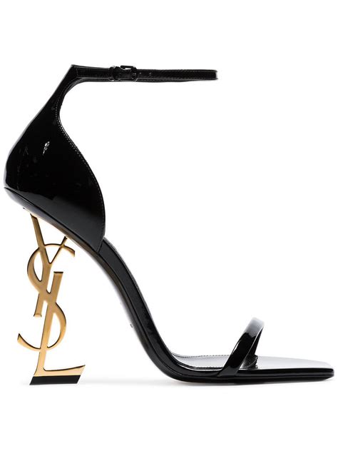 ysl high heels black